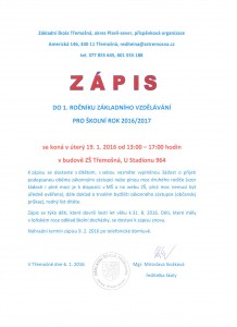 zápis web